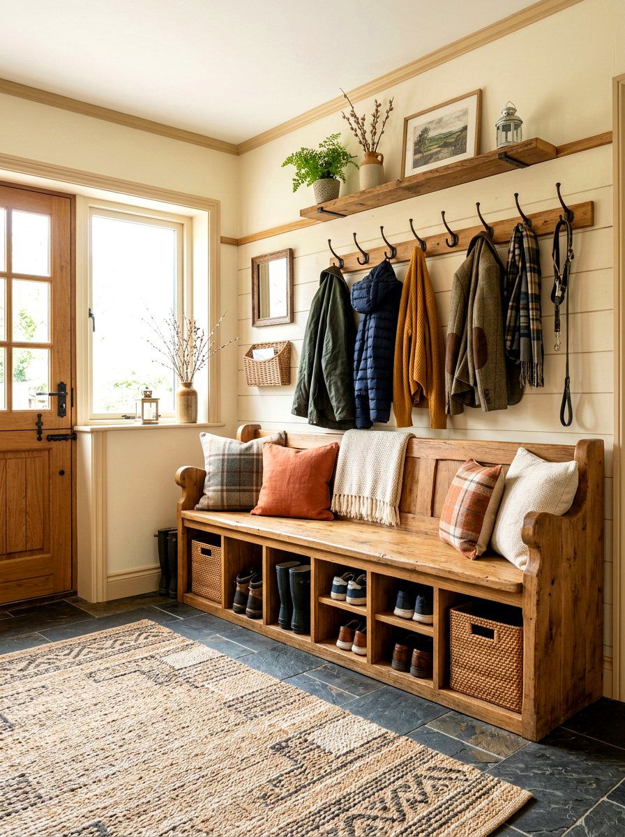Mudroom Bench With Cubbies - 30 shoe storage ideas