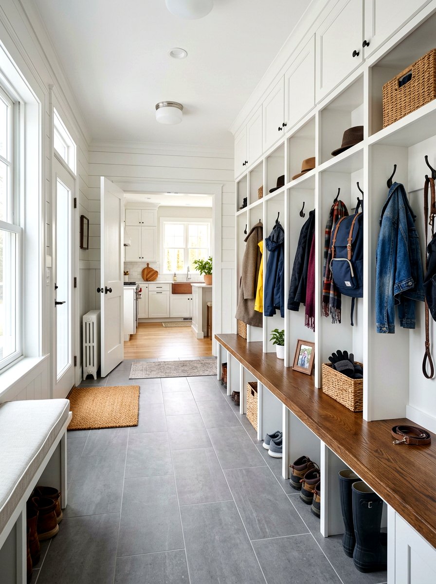 Mudroom Breezeway Combo - 30 breezeway ideas