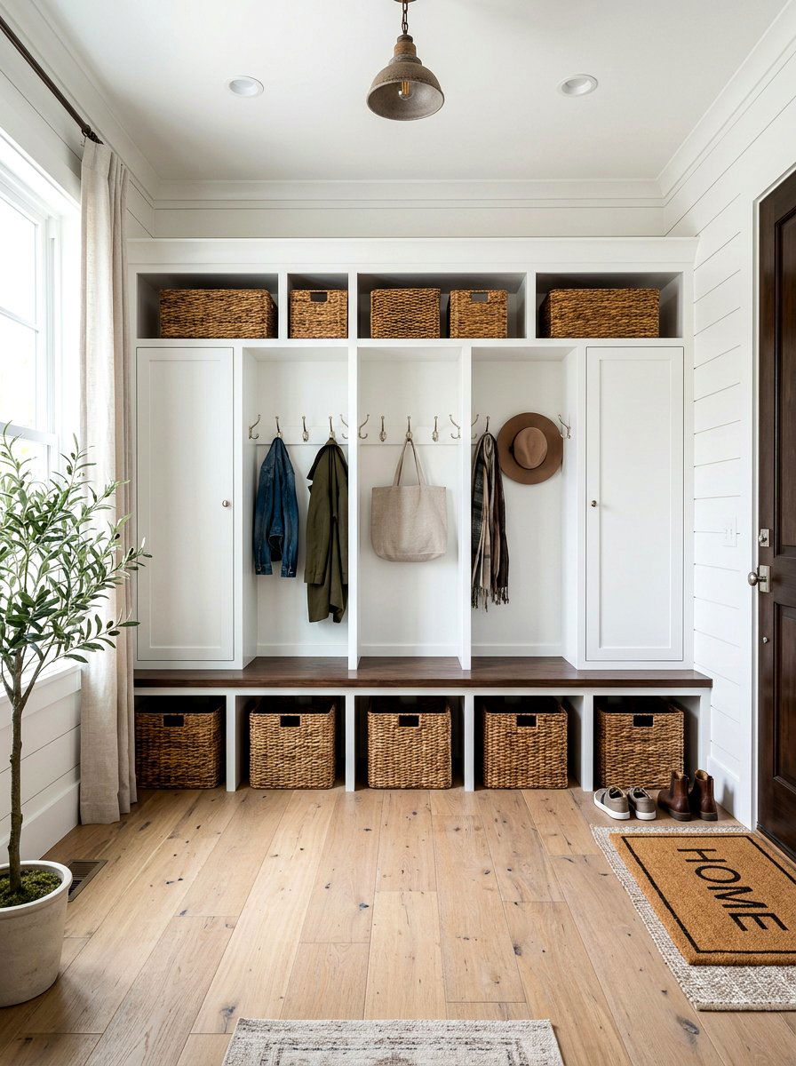 Mudroom Built In - 30 drop zone ideas