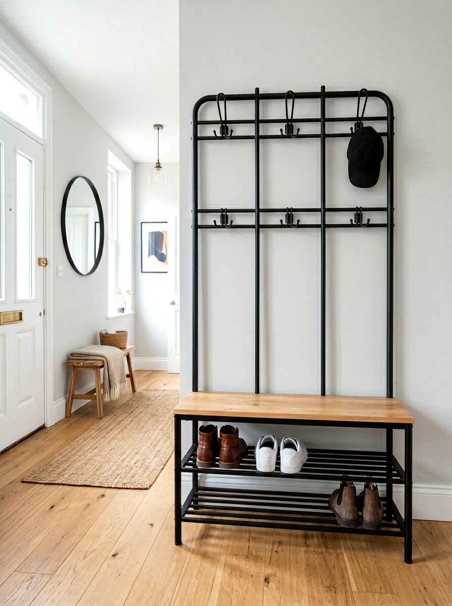 Mudroom Coat Rack - 30 mudroom storage ideas