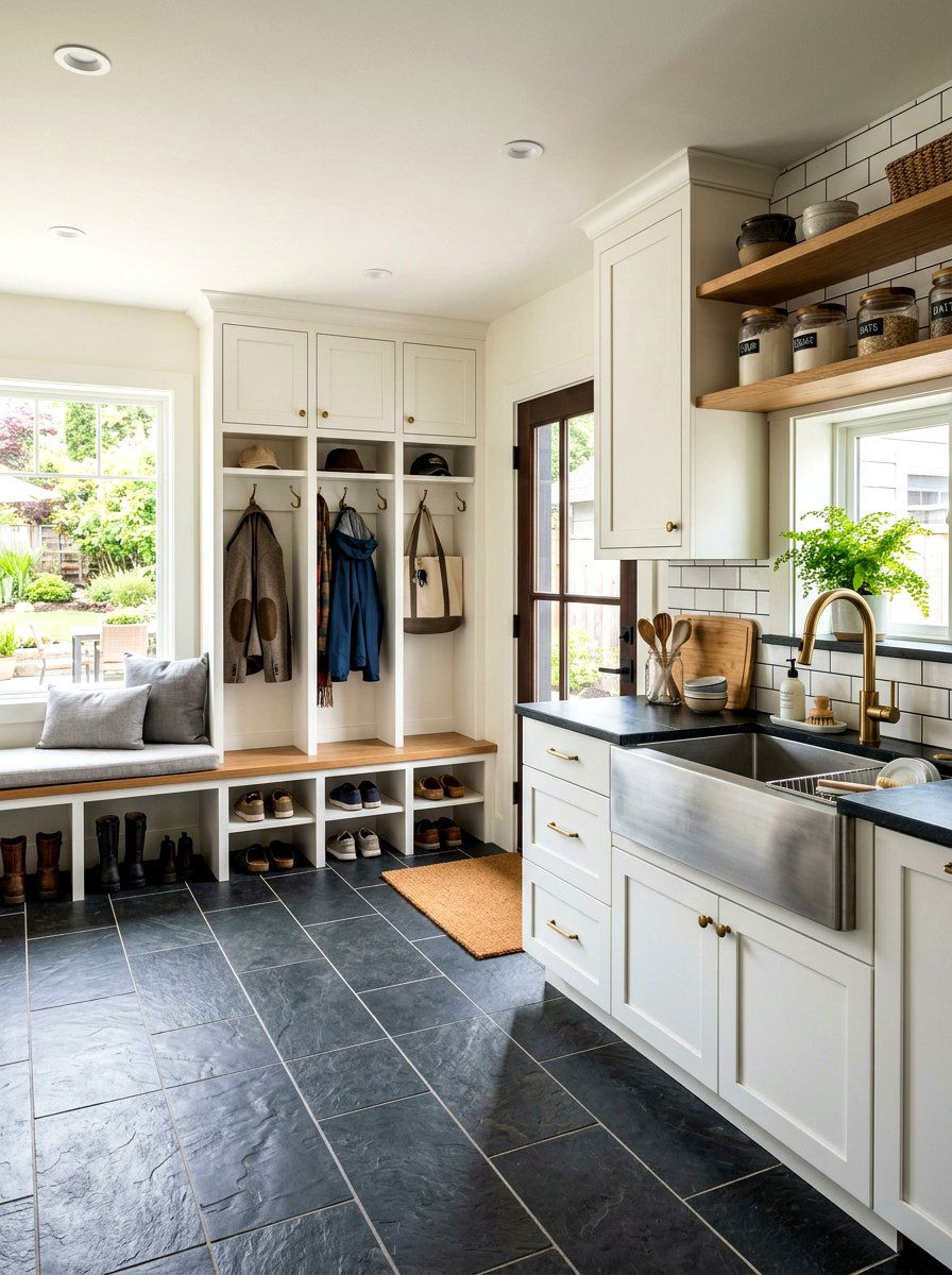 Mudroom Combo Scullery - 30 scullery aesthetic ideas