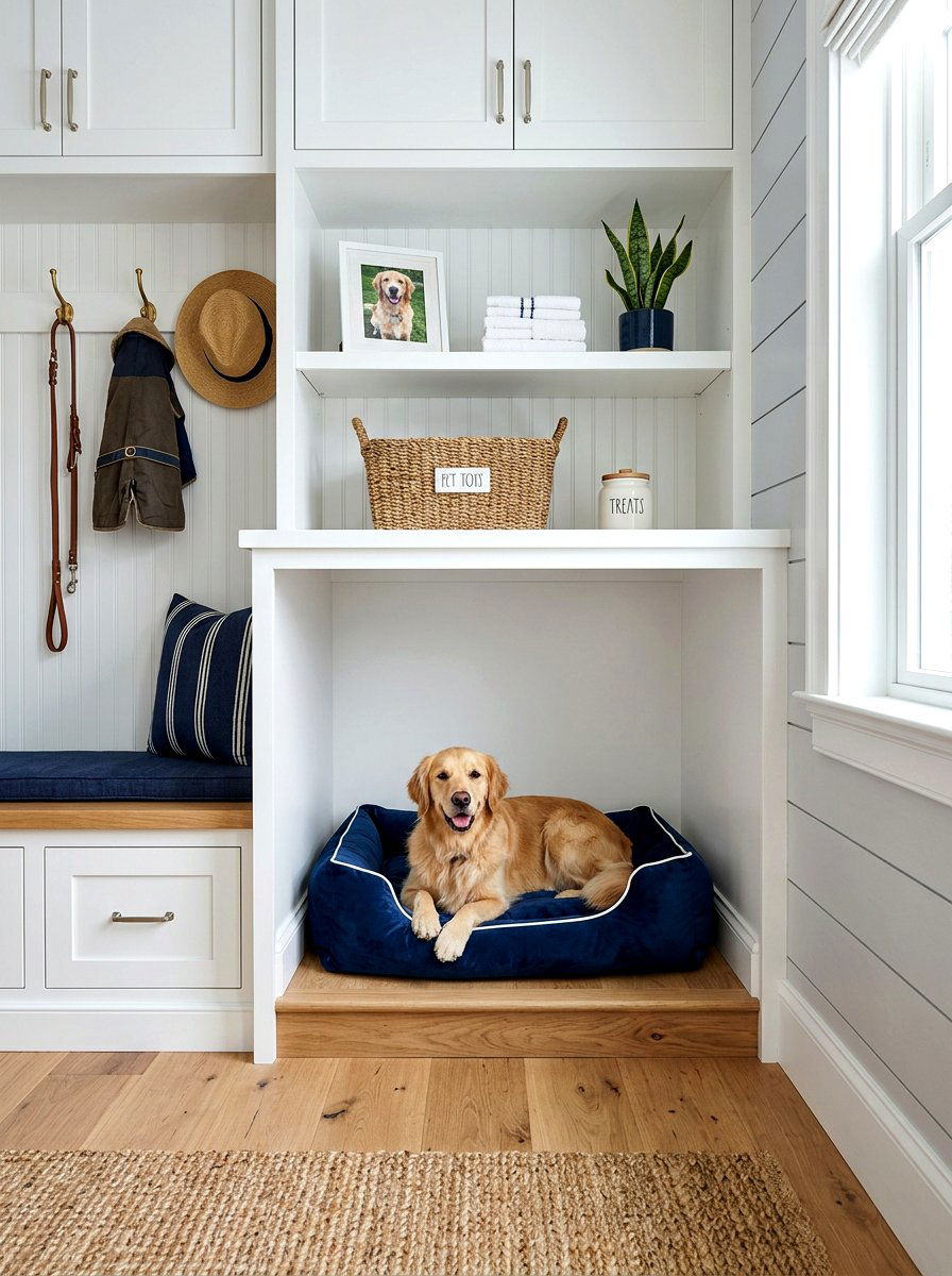 Mudroom Cubby For Pet Bed - 30 pet friendly mudroom ideas