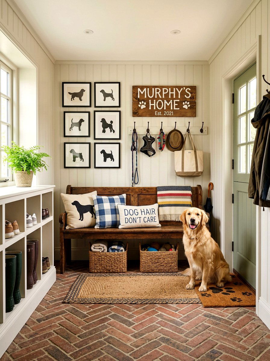 Mudroom Decor For Dog Lovers - 30 pet friendly mudroom ideas
