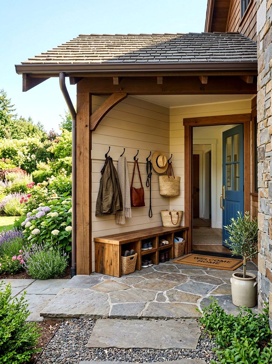 Mudroom Entryway - 30 utility kitchen ideas