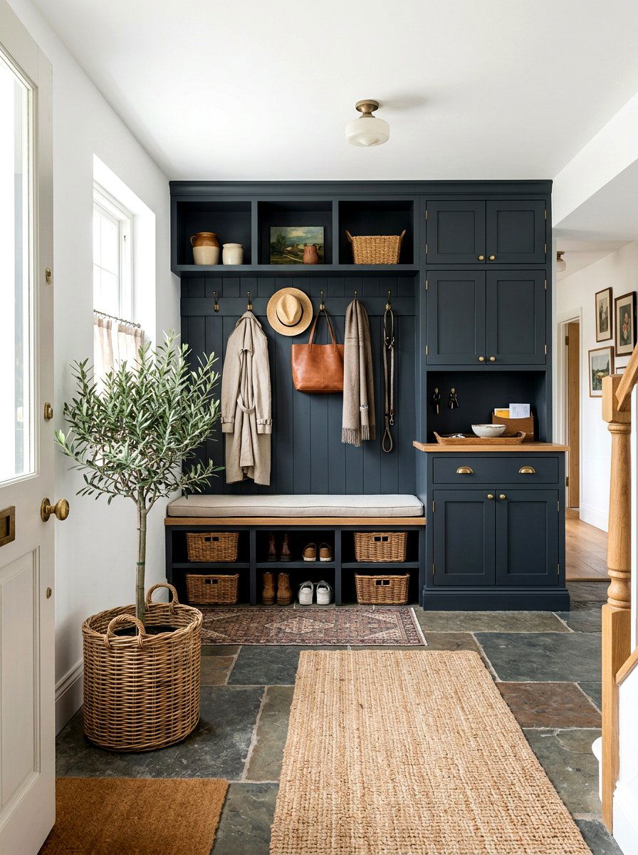 Mudroom Entryway Greenery Olive Tree - 30 olive tree decor ideas