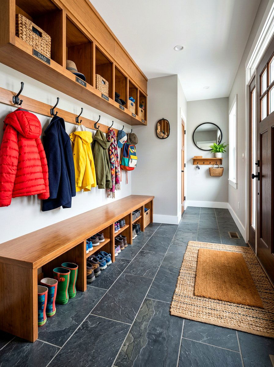 Mudroom Floor Tile - 30 peel and stick tile ideas