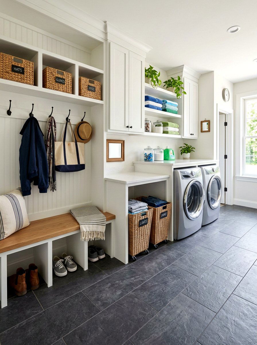 Mudroom Laundry Closet Combo - 30 laundry closet ideas