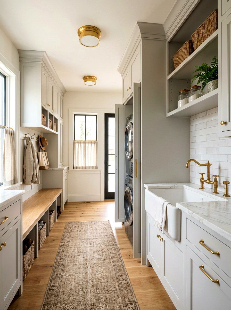 Mudroom Laundry Combination - 30 quiet luxury mudroom ideas