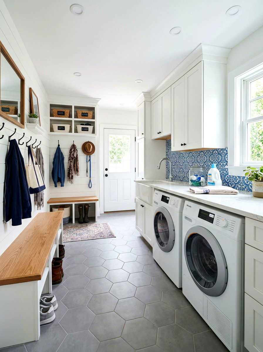 Mudroom Laundry Room - 30 mudroom aesthetic ideas
