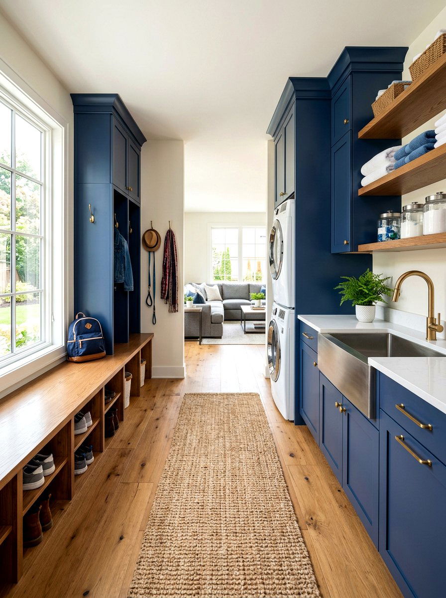 Mudroom Laundry Room Combination - 30 laundry room cabinet ideas