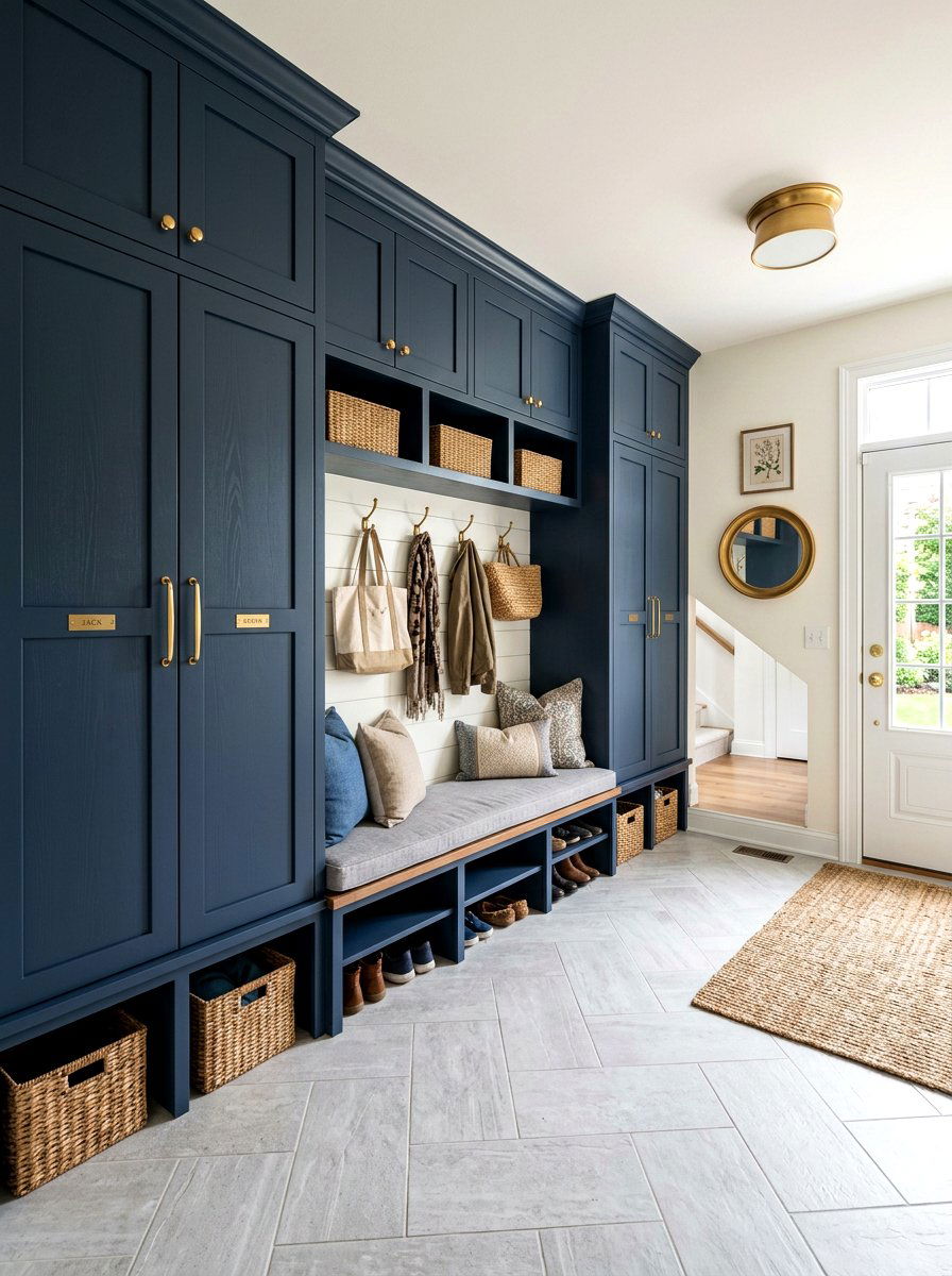 Mudroom Lockers With Doors - 30 mudroom storage ideas