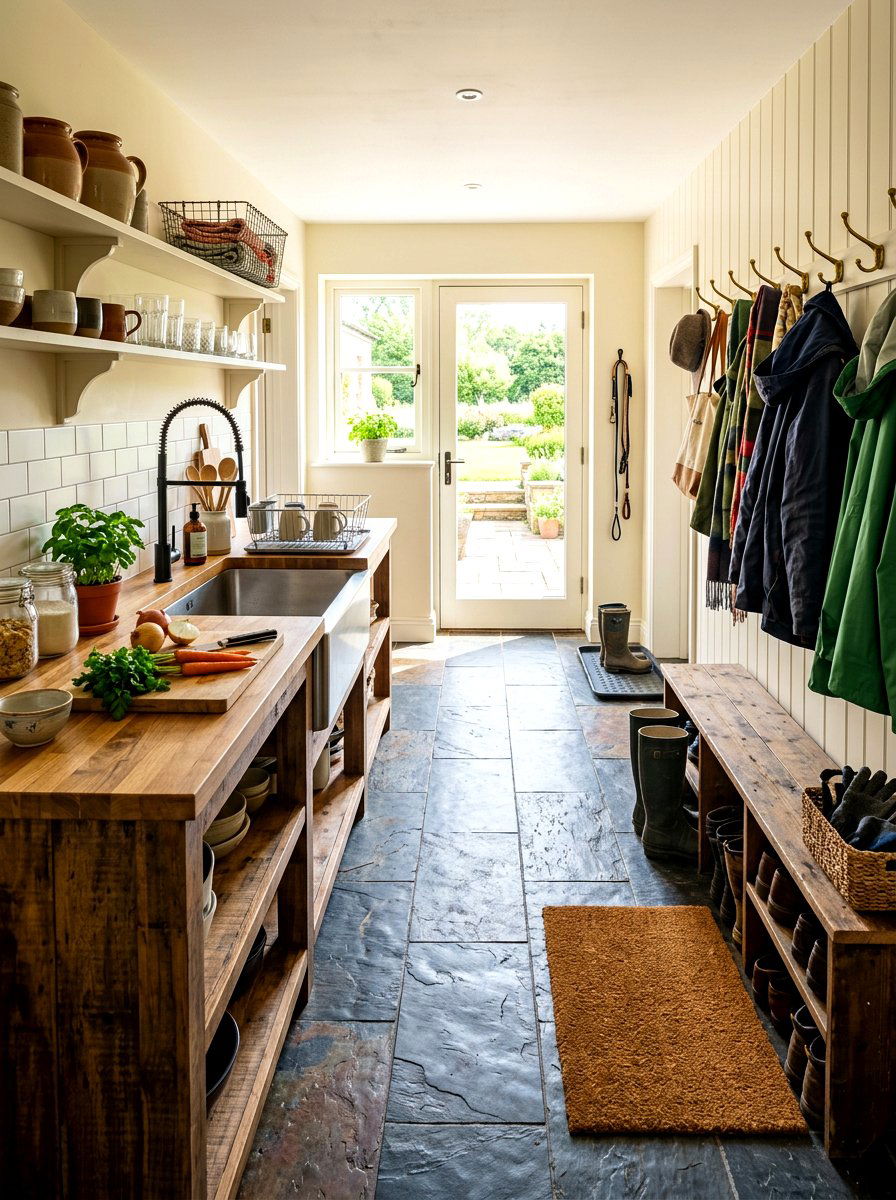 Mudroom Prep Kitchen Layout - 30 small prep kitchen ideas