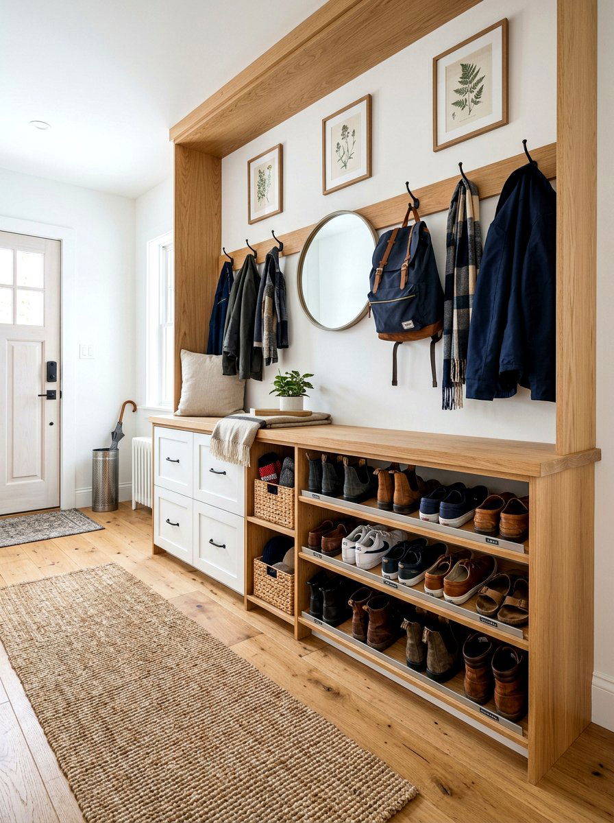 Mudroom Shoe Storage - 30 mudroom storage ideas