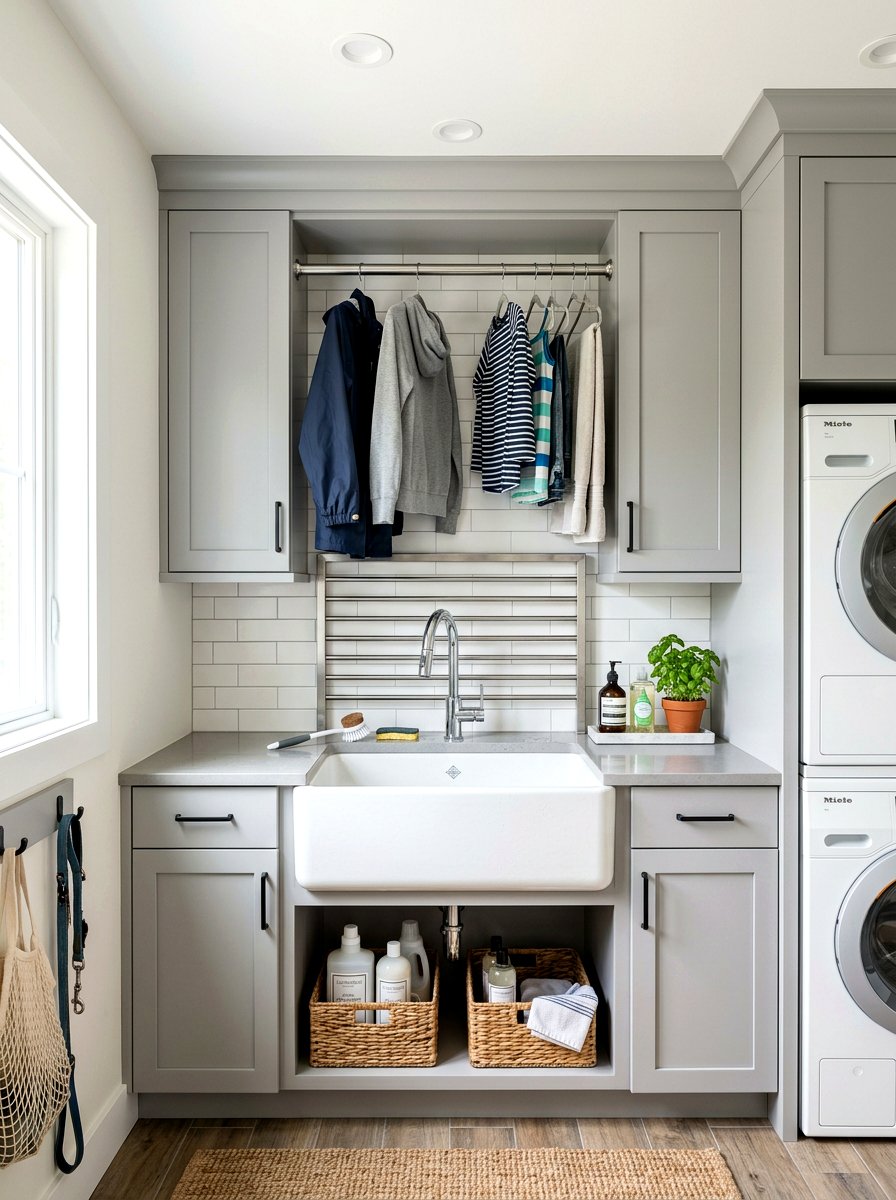 Mudroom Sink Drying Station - 30 mudroom laundry sink ideas