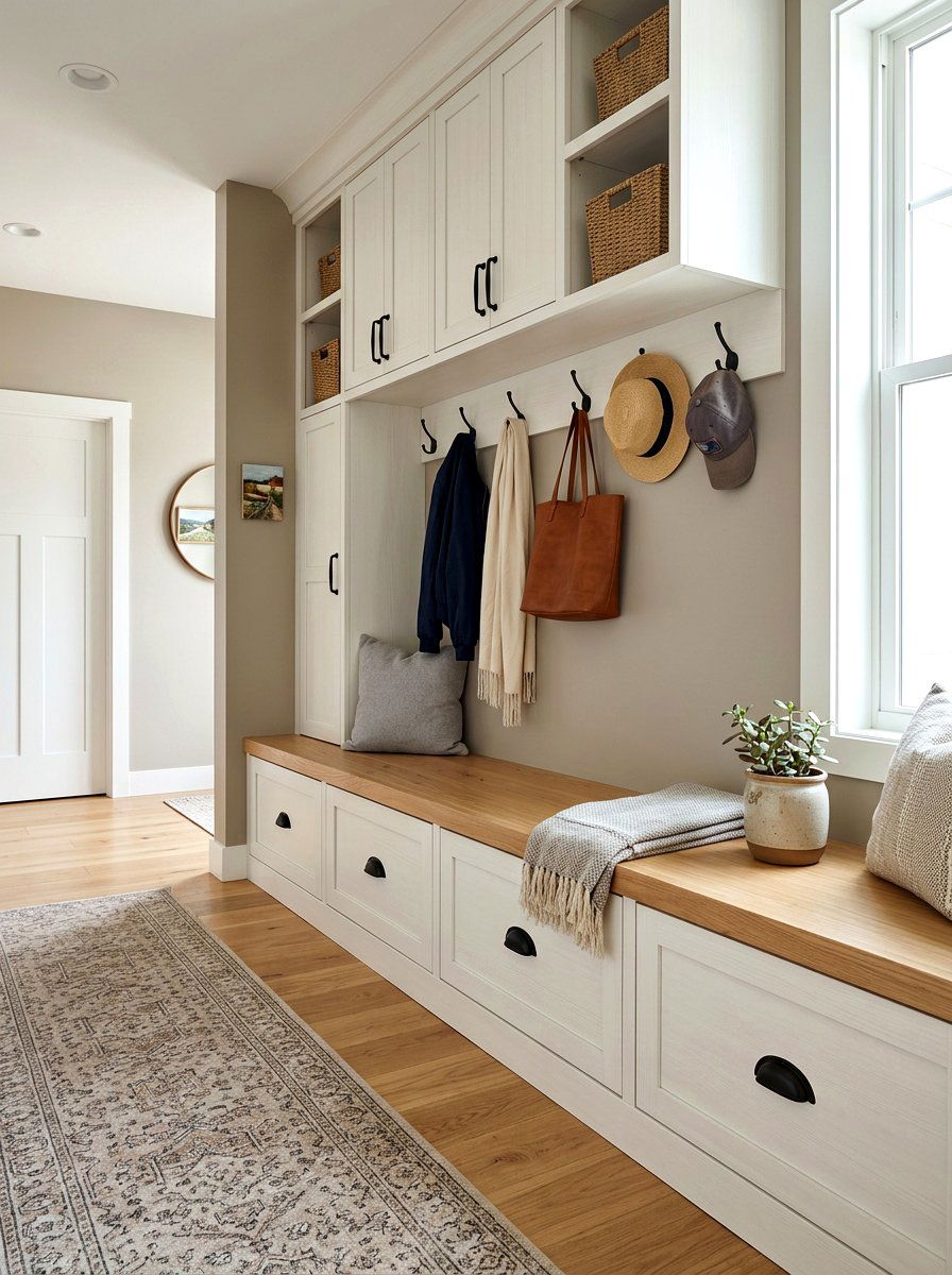 Mudroom Storage Drawers - 30 mudroom storage ideas