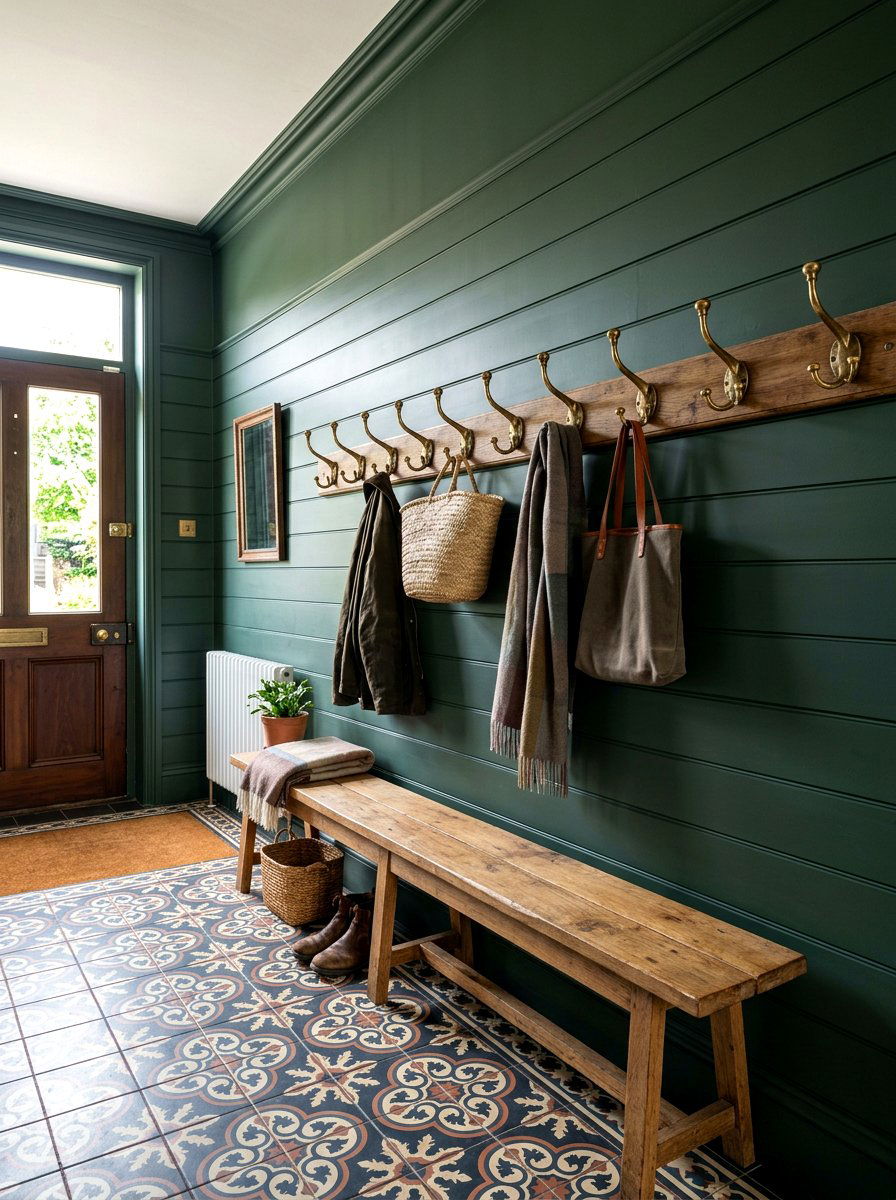 Mudroom Wall Hooks - 30 mudroom storage ideas