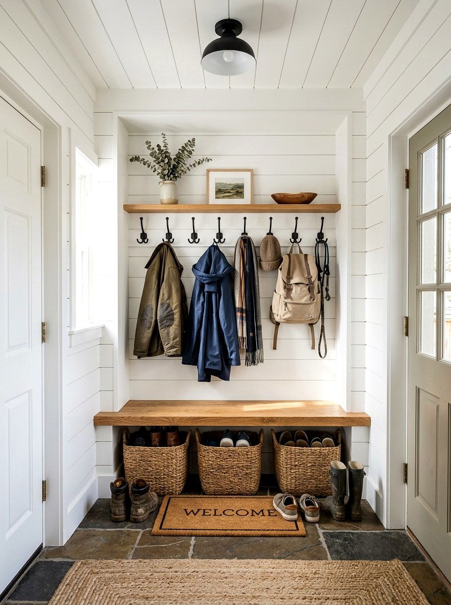 Mudroom Wall Niche - 30 wall niche ideas