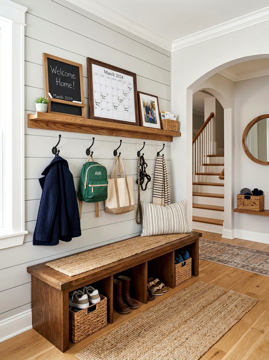 Mudroom Wall Picture Ledge - 30 picture ledge ideas