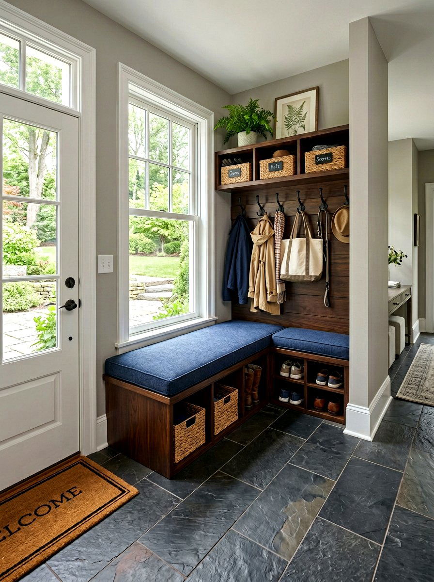 Mudroom Window Seat Storage - 30 storage bench window seat ideas