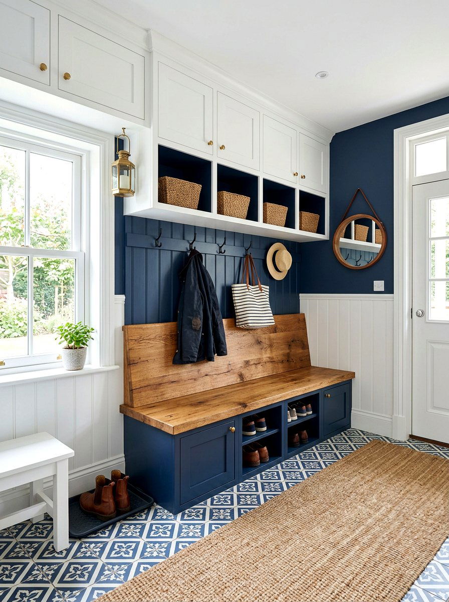 Mudroom With Enclosed Shoe Storage - 30 clean air room ideas