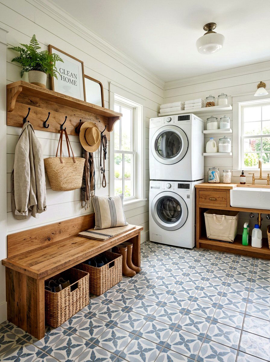 Mudroom laundry room - 30 room zoning furniture layout ideas