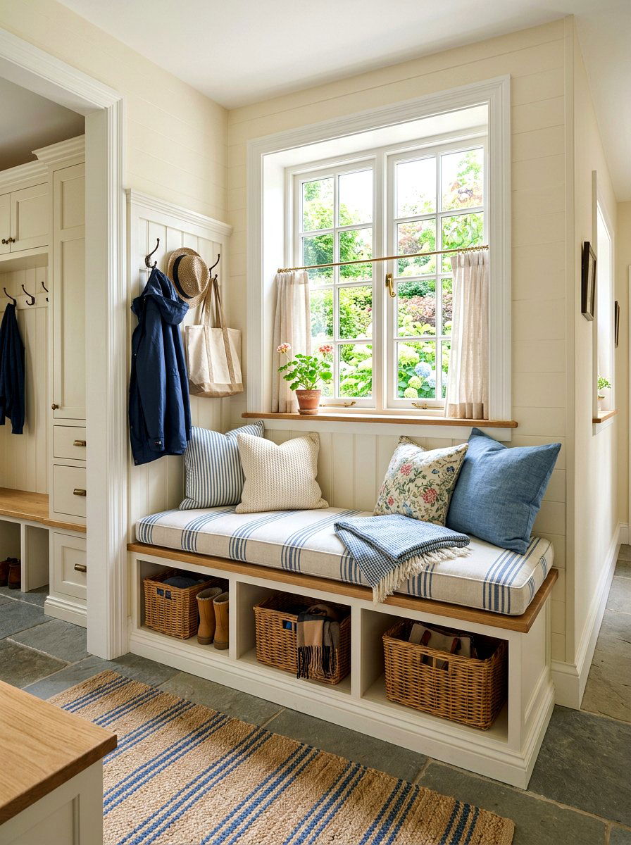 Mudroom seating area - 30 designer mudroom ideas