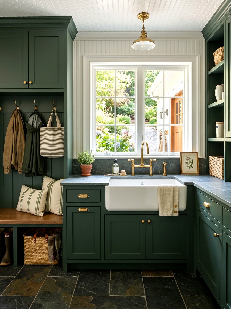 Mudroom sink area - 30 organizing a mudroom ideas