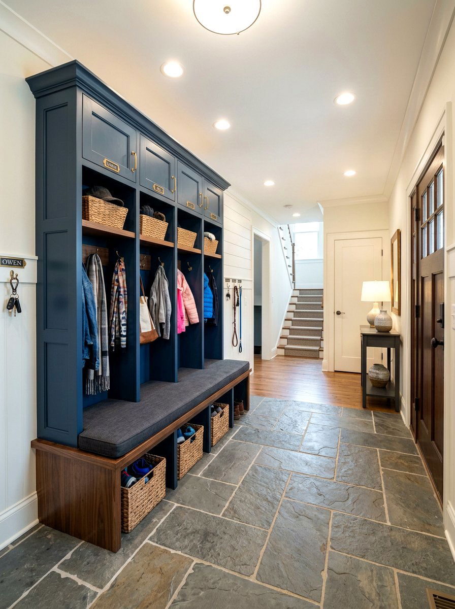 Mudroom style foyer - 30 welcoming foyer ideas