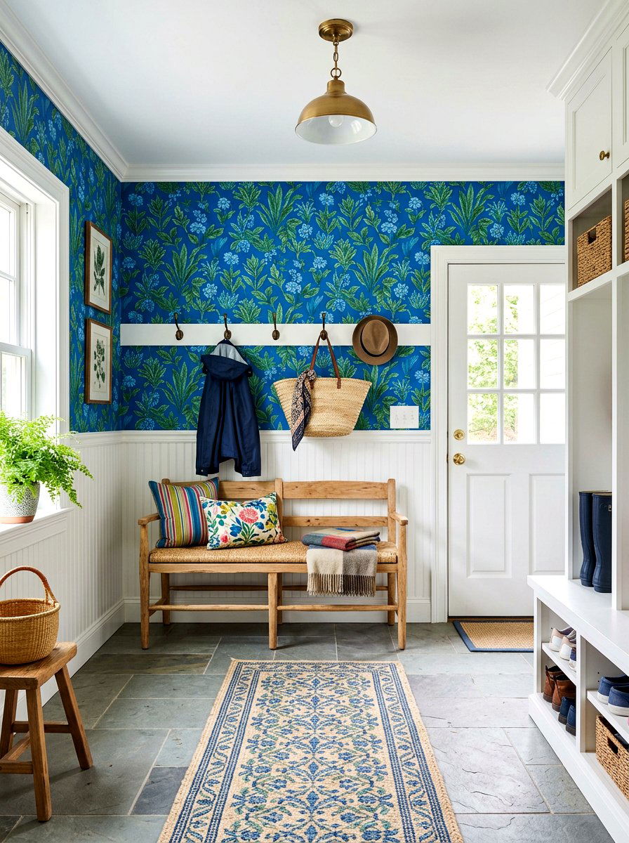 Mudroom wallpaper ideas - 30 organizing a mudroom ideas