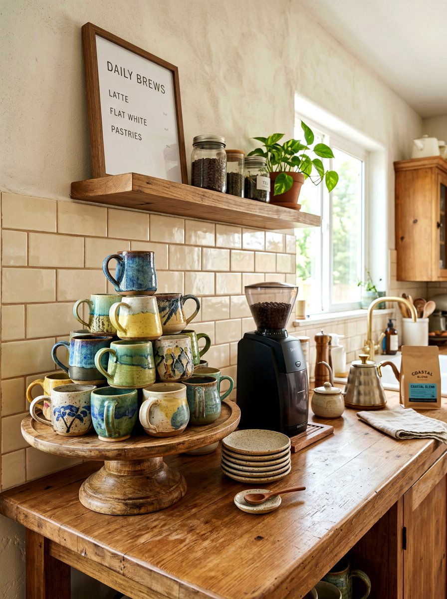 Mug Tree Cake Stand - 30 cake stand kitchen styling ideas