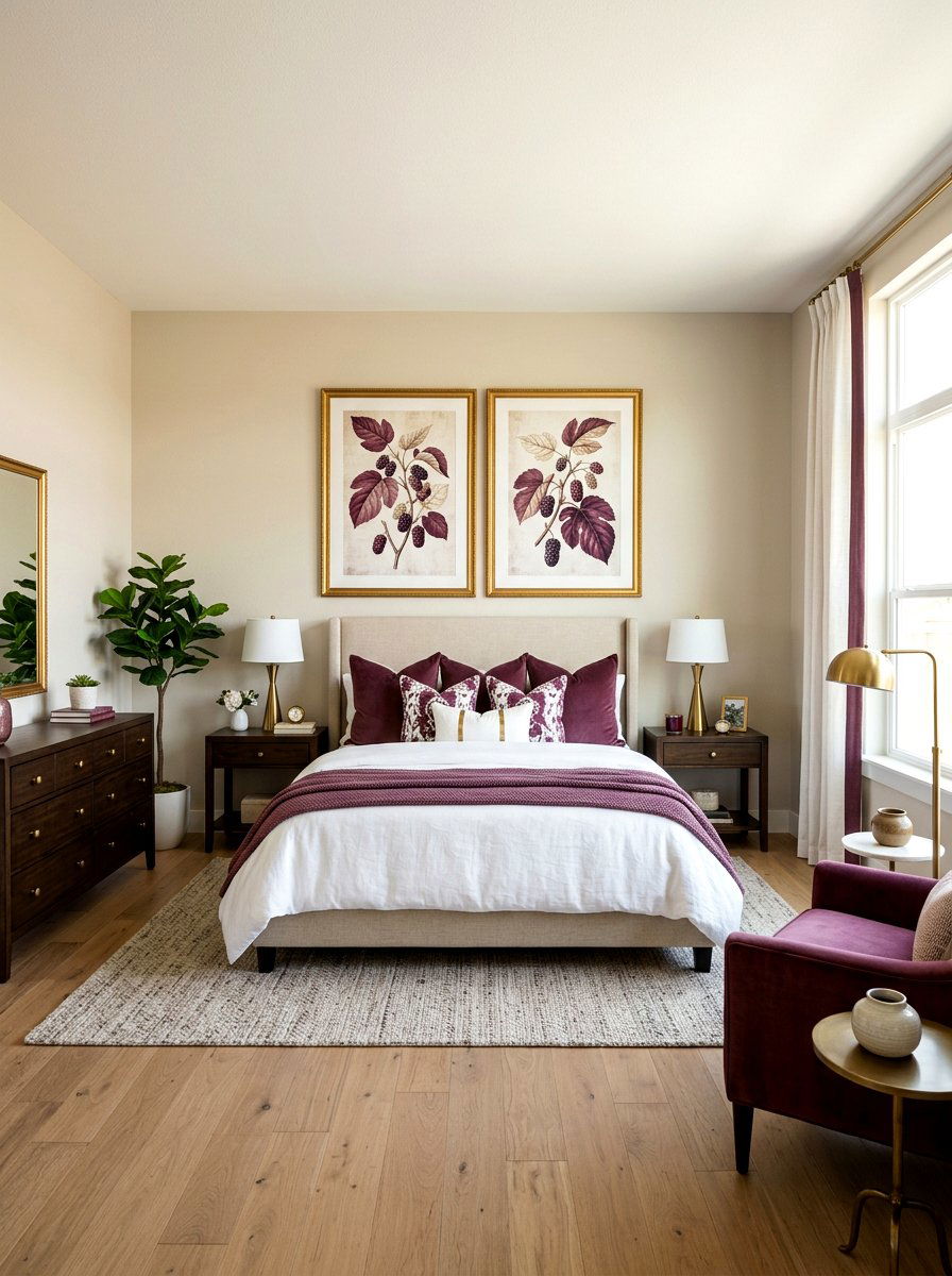 Mulberry Wall Art - 30 mulberry bedroom decor ideas