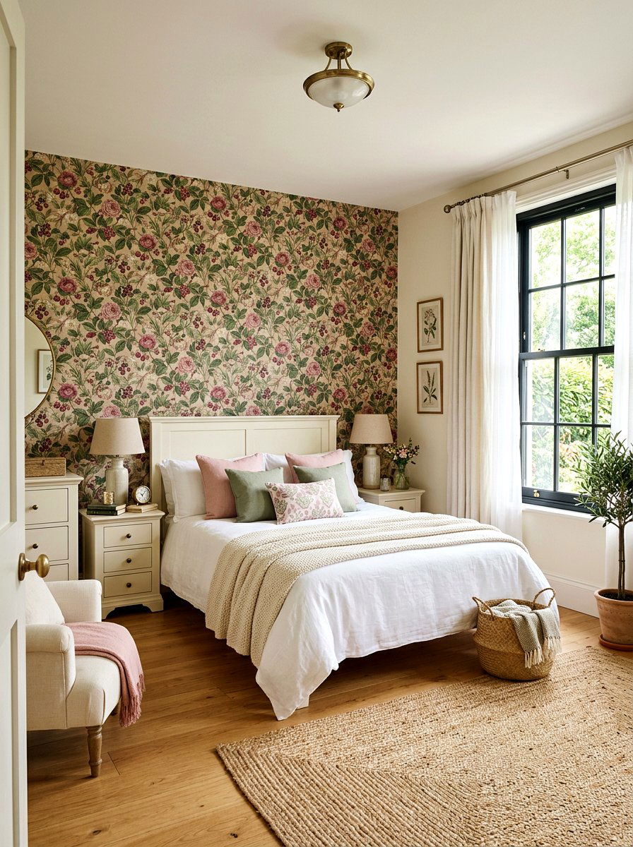 Mulberry Wallpaper Patterns - 30 mulberry bedroom decor ideas