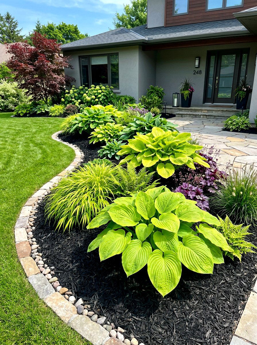 Mulch Front Yard Bed - 30 simple front yard ideas