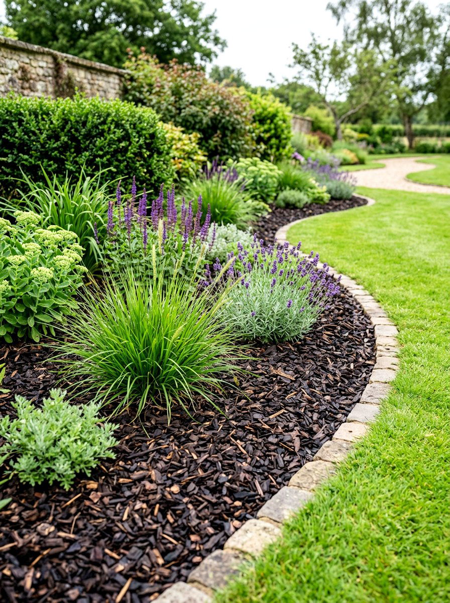Mulch Ground Cover - 30 xeriscape backyard ideas