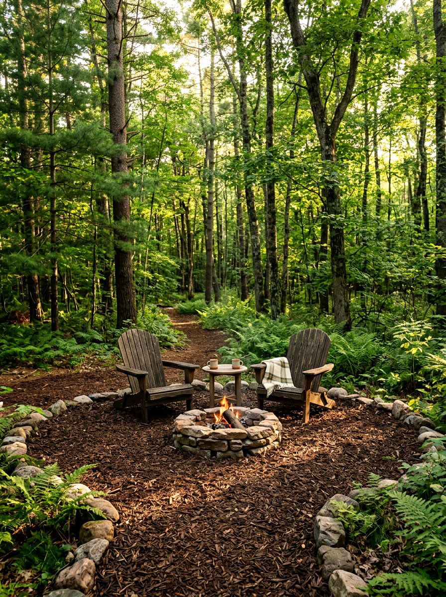 Mulch Patio Area - 30 budget patio ideas