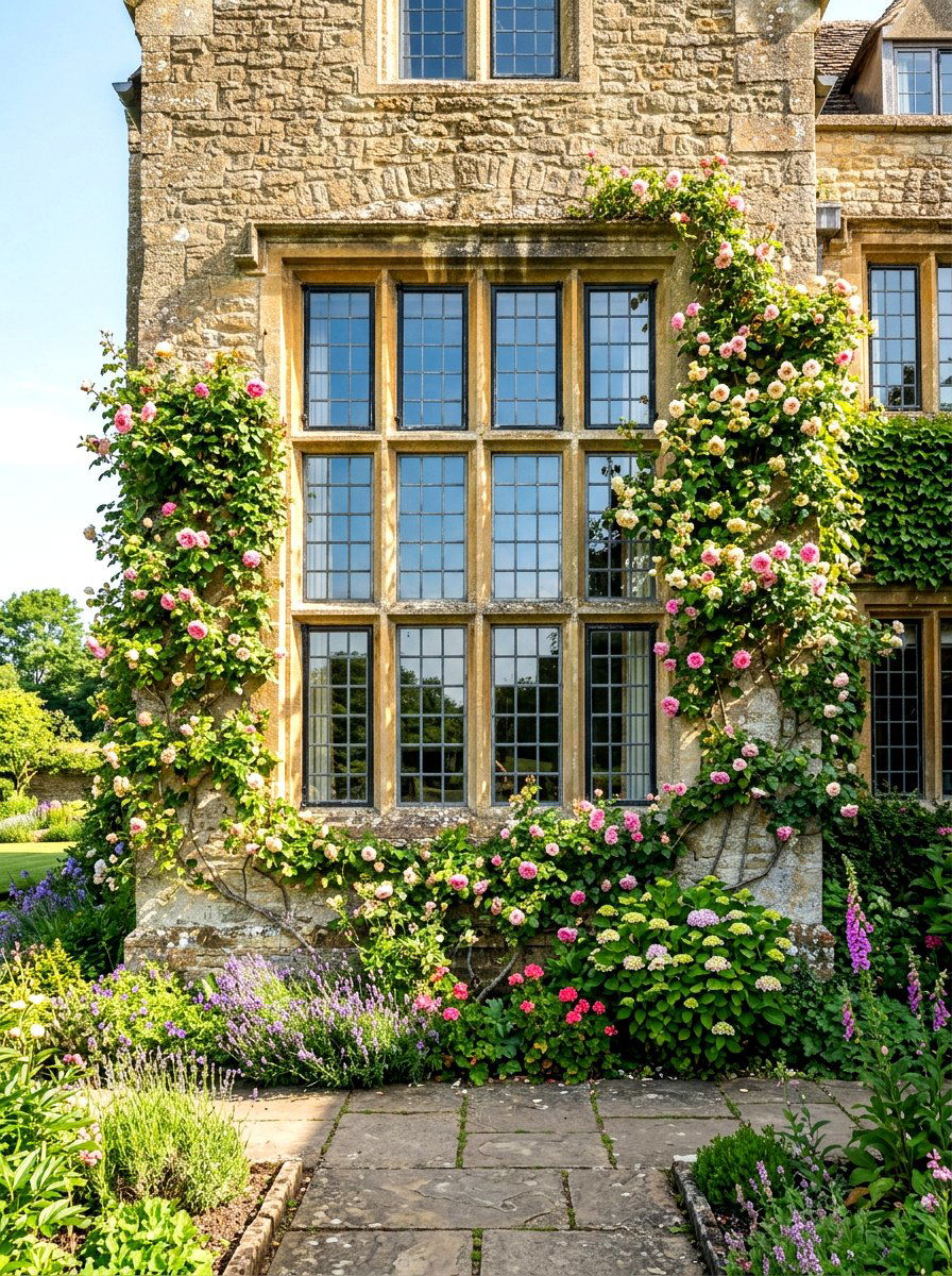 Mullioned Window Frames - 30 English manor exterior ideas