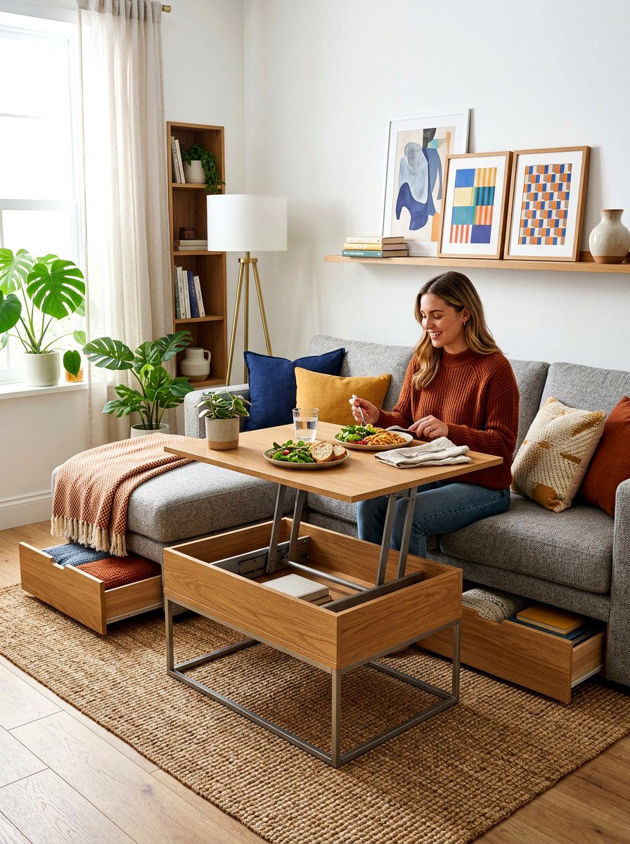 Multi Functional Furniture - 30 tiny apartment decor ideas