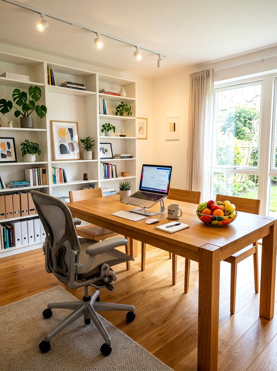 Multi Functional Home Office Dining - 30 small dining room ideas