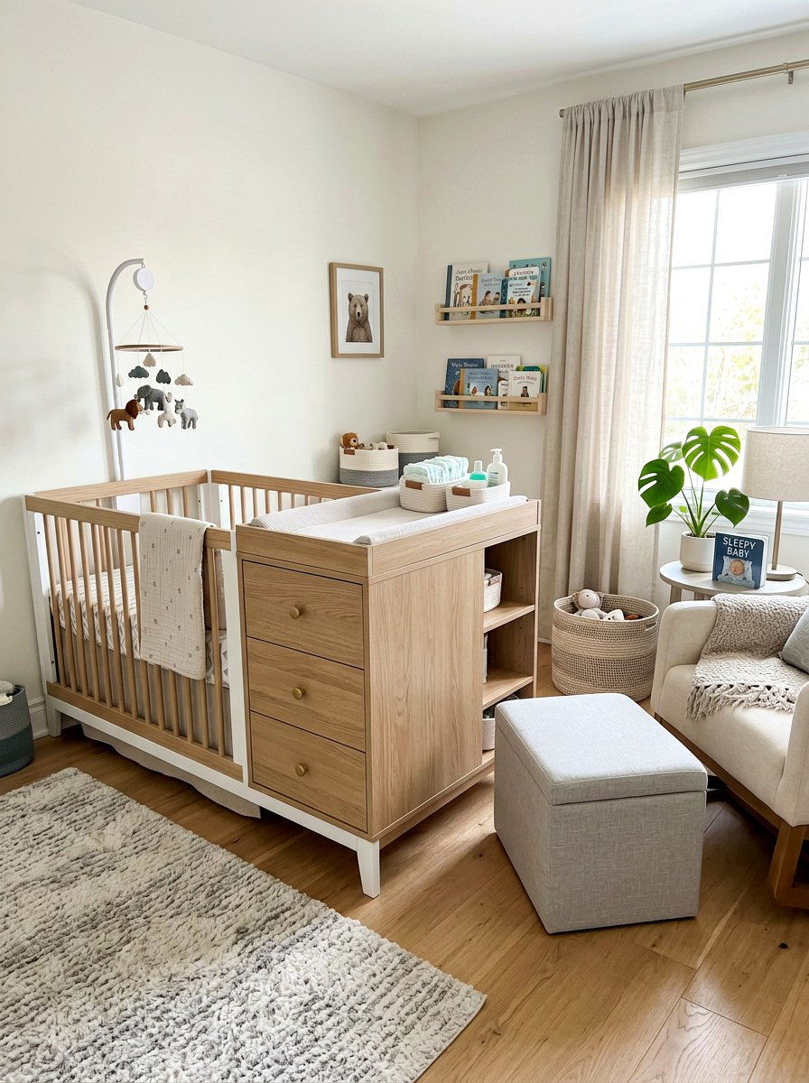 Multi Functional Nursery Furniture - 30 small nursery layout ideas