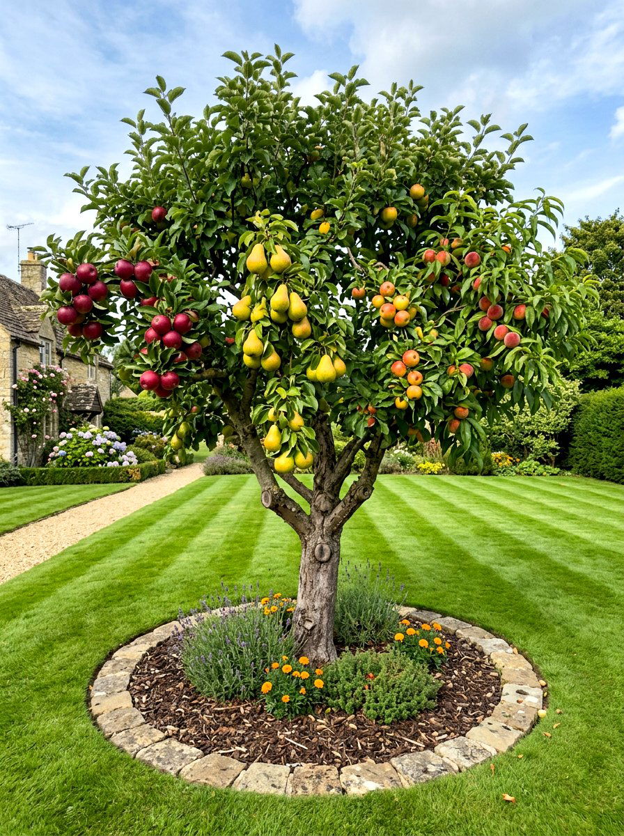 Multi Graft Fruit Tree Garden - 30 dwarf fruit tree garden ideas