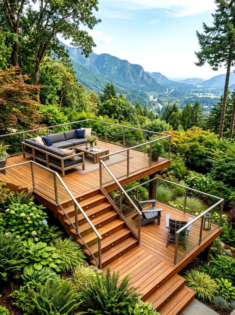 Multi Level Deck - 30 detached deck ideas