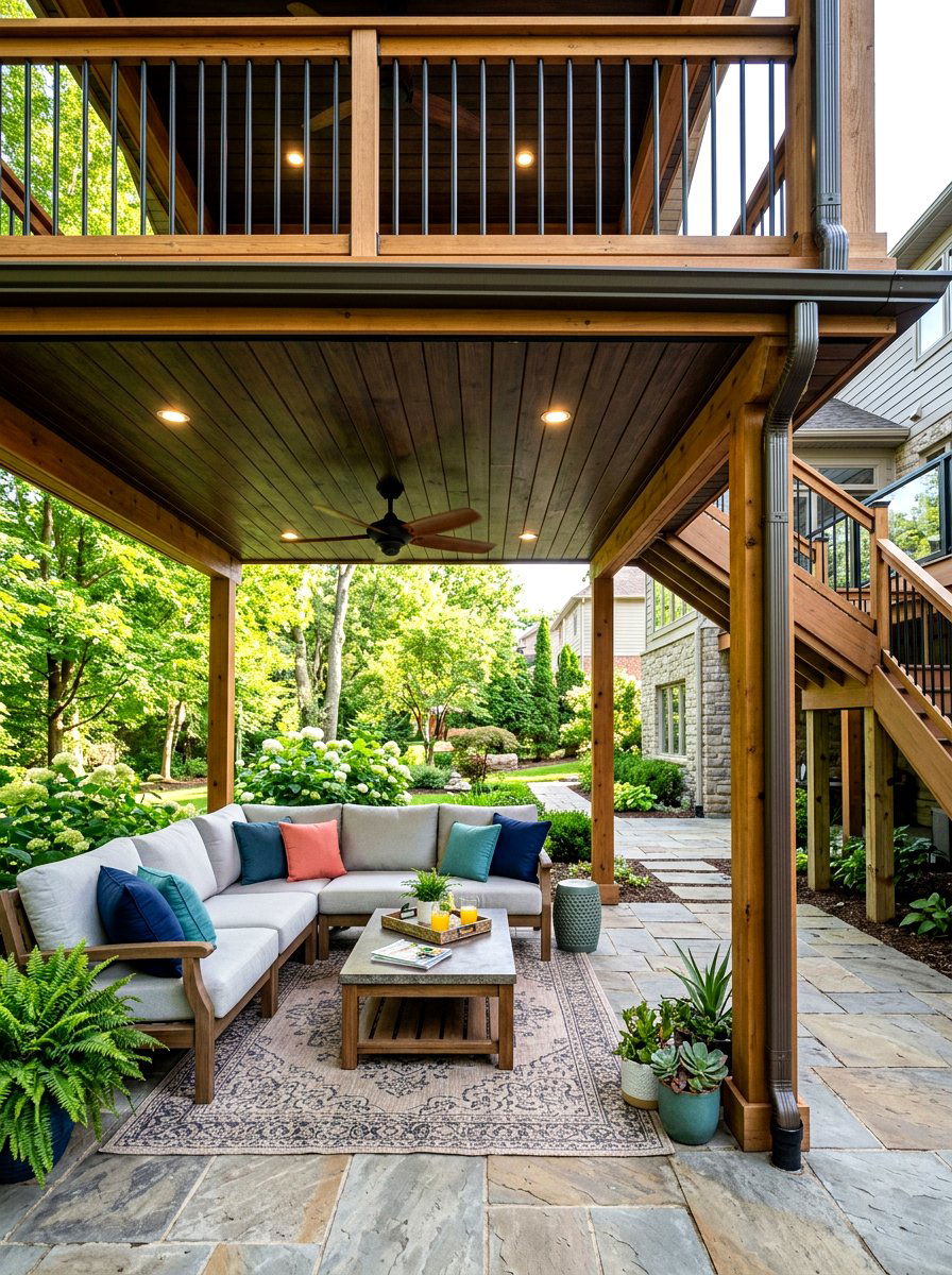Multi Level Deck With Under Deck Drainage - 30 multi level deck ideas