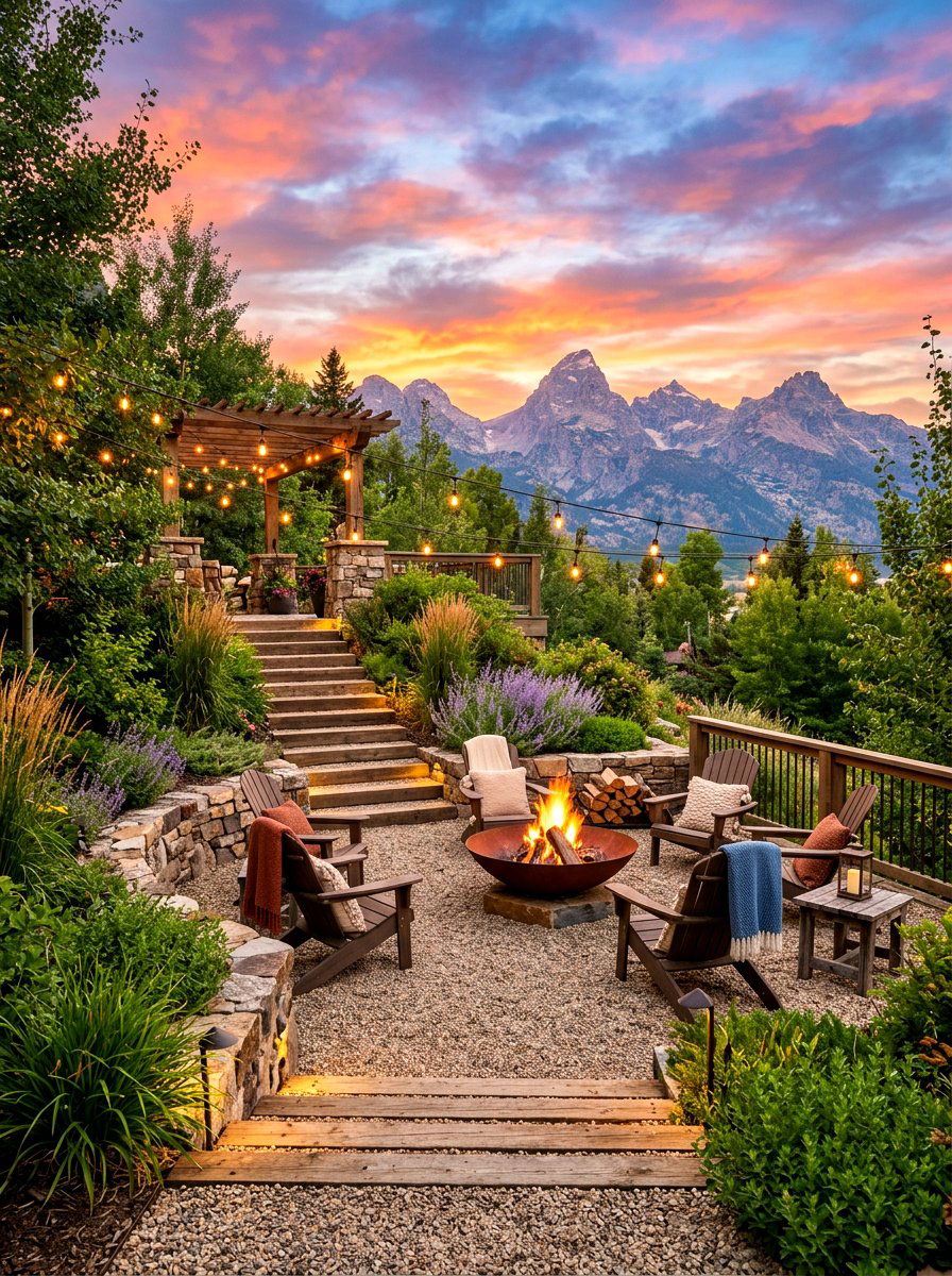 Multi Level Fire Pit - 30 fire pit gravel area ideas