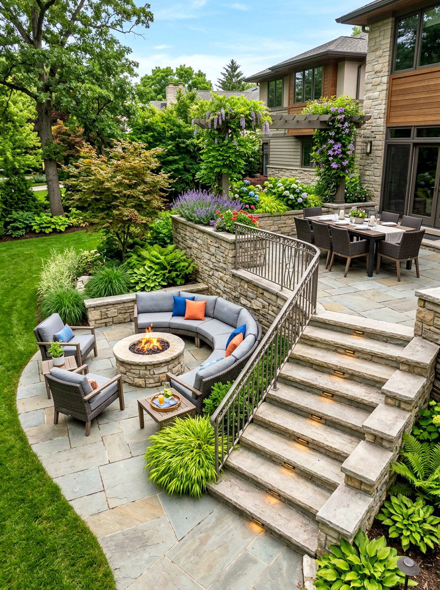 Multi Level Patio - 30 modern patio ideas