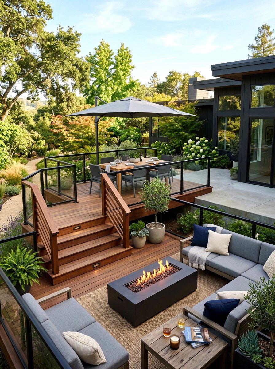 Multi Level Small Deck - 30 small deck ideas