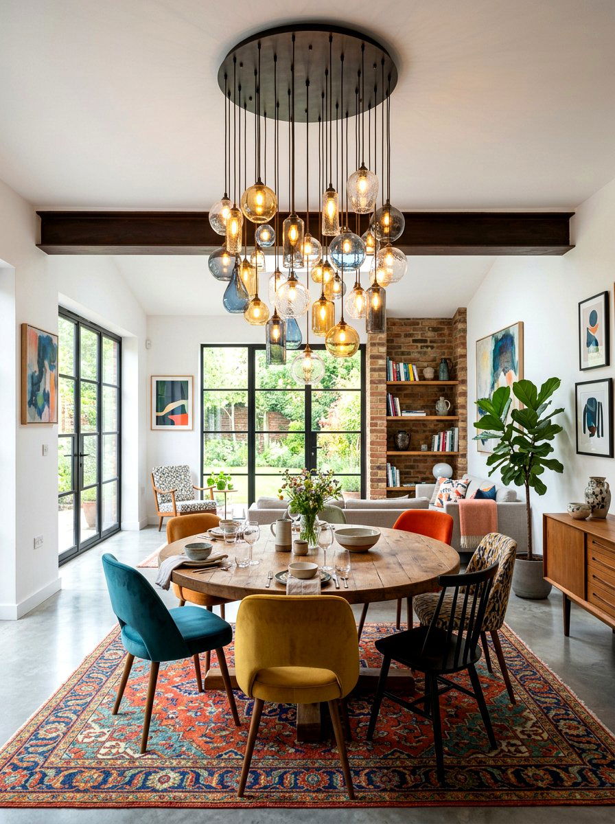 Multi Light Cluster Chandelier - 30 dining room chandelier ideas