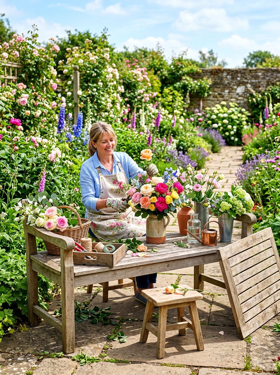 Multi Purpose Garden Bench - 30 greenhouse potting bench ideas