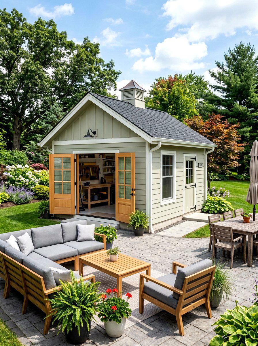 Multi Purpose Shed - 30 garden shed ideas