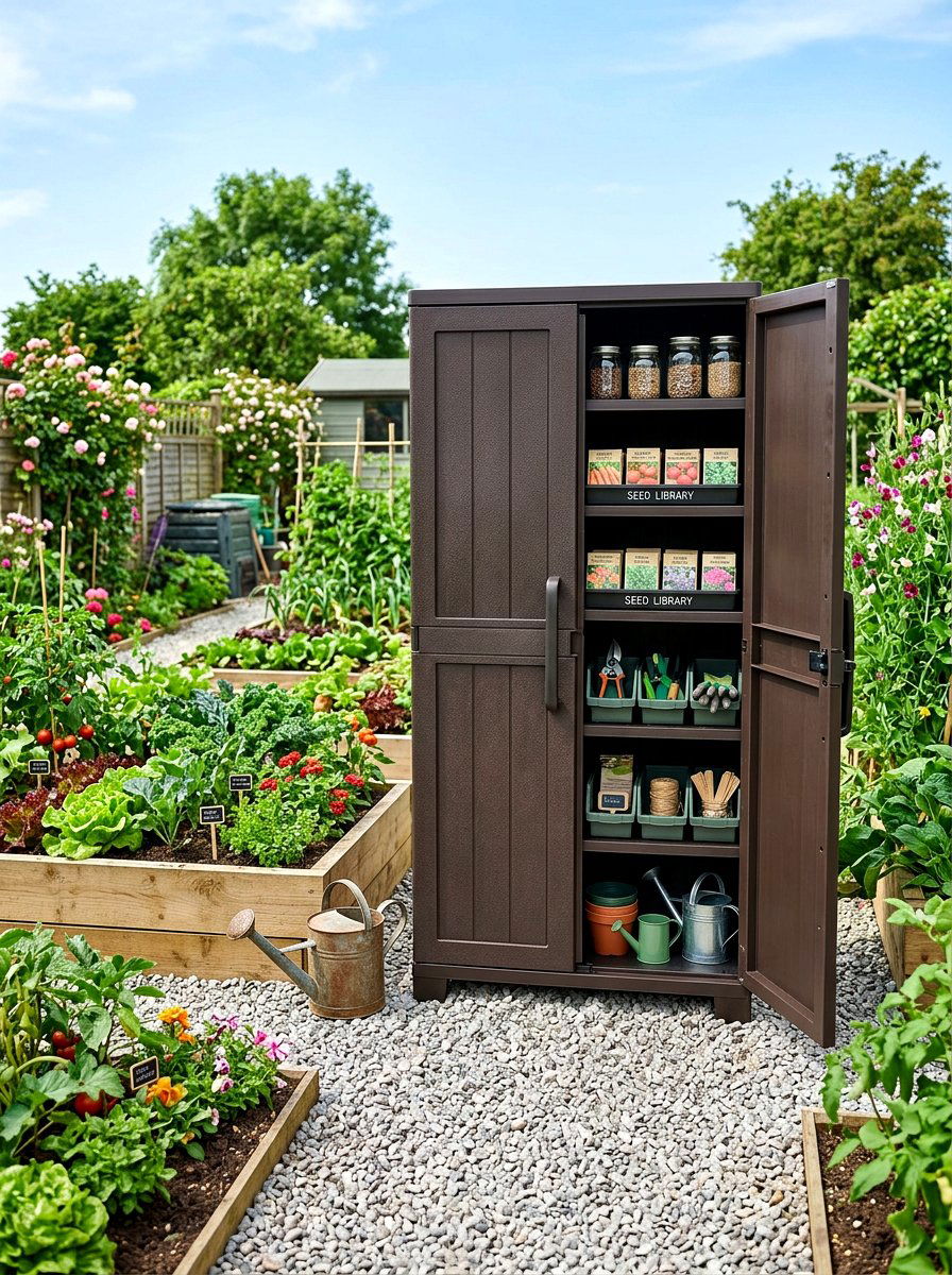 Multi Shelf Pantry Style - 30 patio storage cabinet ideas