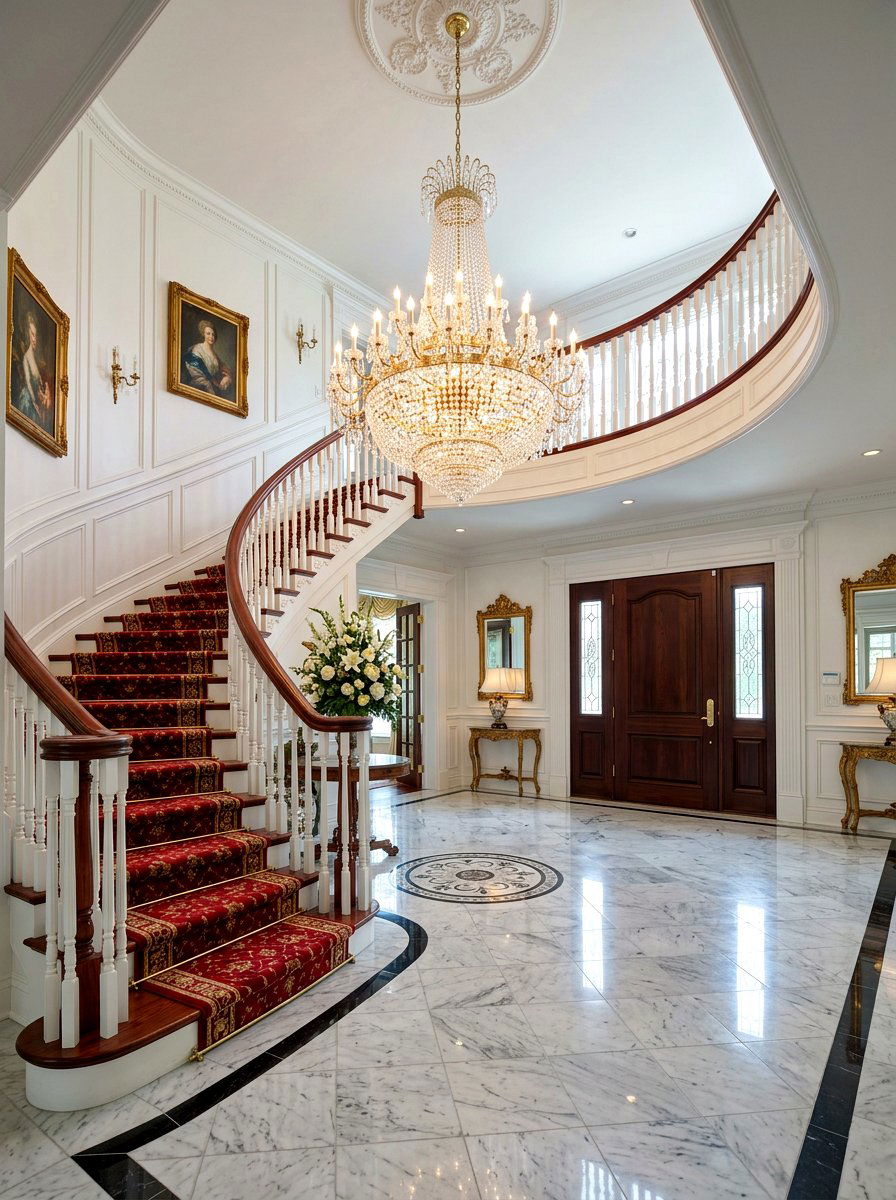 Multi Tiered Crystal Fixture - 30 foyer chandelier ideas